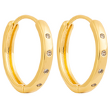 ARGOLLAS KARA 25MM BAÑADAS EN ORO