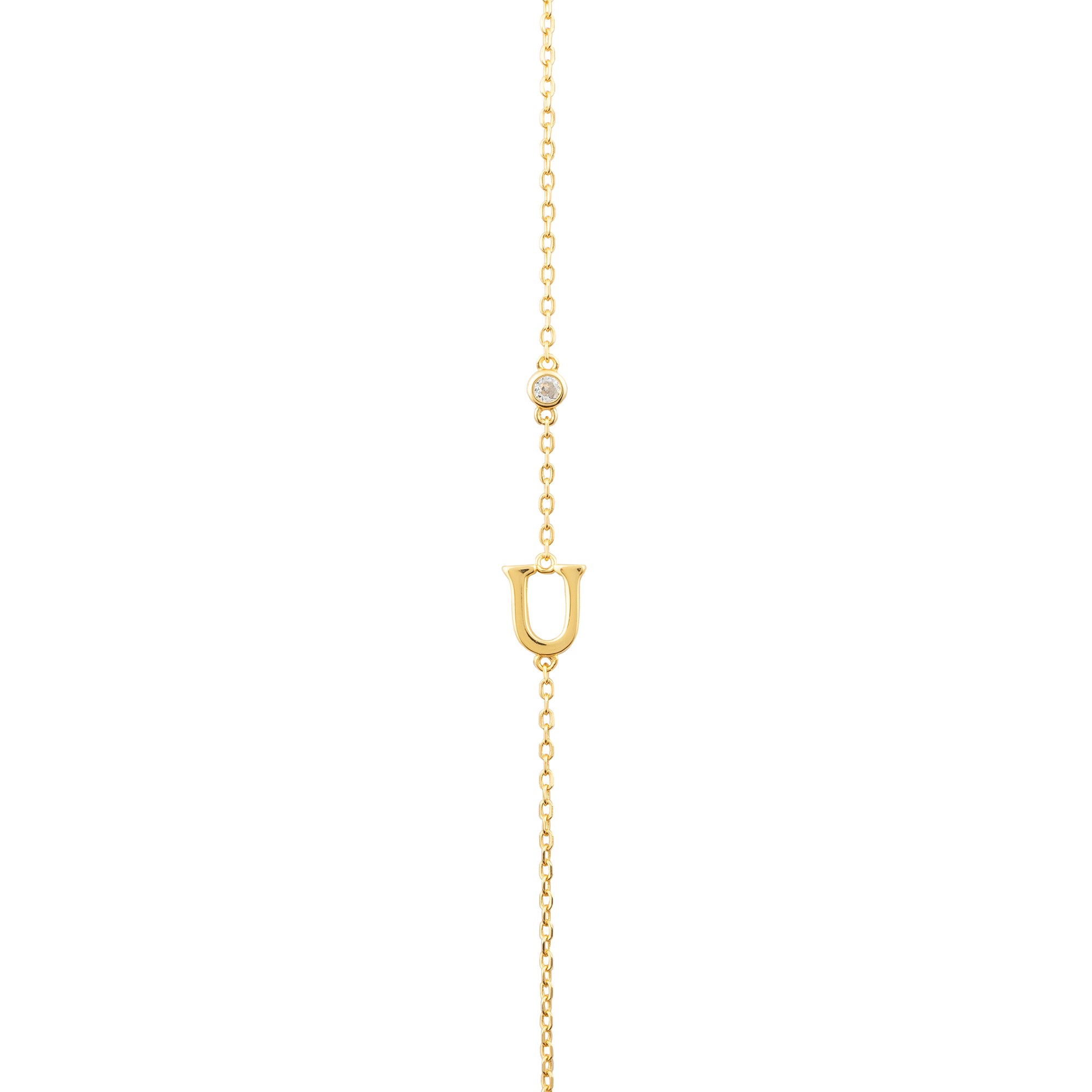 PULSERA INICIAL BAÑADA EN ORO