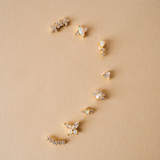 PIERCING CORAZÓN BAÑADO EN ORO (1 UNIDAD)