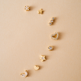 AROS AMOR BAÑADOS EN ORO