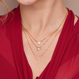 COLLAR BELLE BAÑADO EN ORO