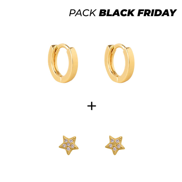 PACK BLACK FRIDAY BAÑADO EN ORO | BOAZ JOYAS