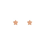 AROS MINI STARS BAÑADOS EN ORO ROSADO