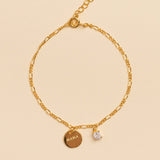 PULSERA MAMÁ SIEMPRE BAÑADA EN ORO