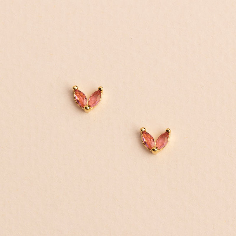 AROS SIENA PINK BAÑADOS EN ORO | BOAZ JOYAS