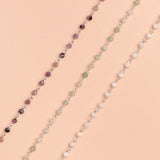 PULSERA SILA GREEN PLATA