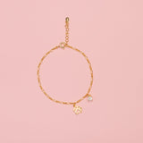 PULSERA JULIETA BAÑADA EN ORO