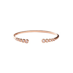 ESCLAVA CIRCONES BAÑADA EN ORO ROSADO | BOAZ JOYAS