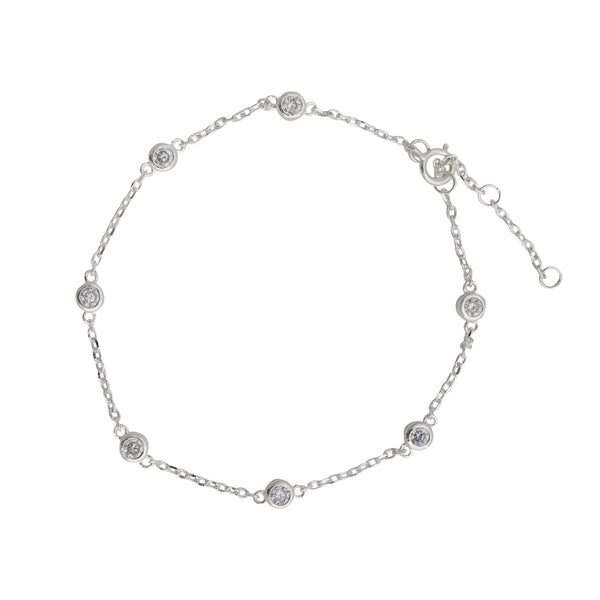 PULSERA CIRCONES PLATA | BOAZ JOYAS