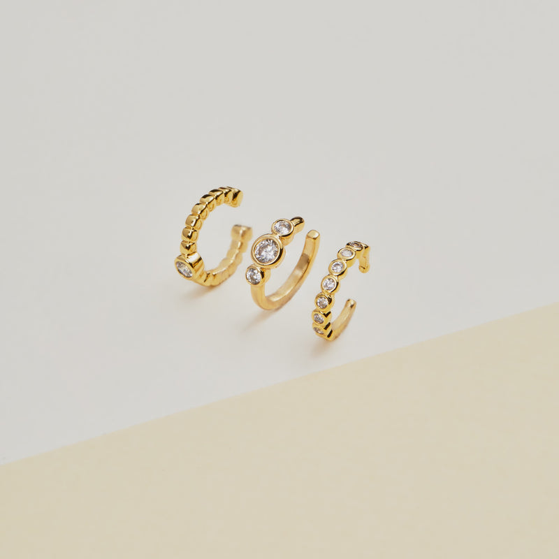 EARCUFFS GALA BAÑADOS EN ORO | BOAZ JOYAS