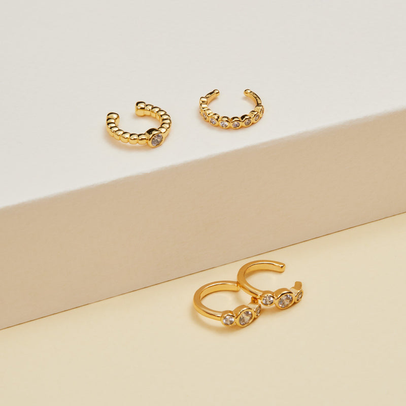 EARCUFF EMMA BAÑADO EN ORO (1 UNIDAD) | BOAZ JOYAS