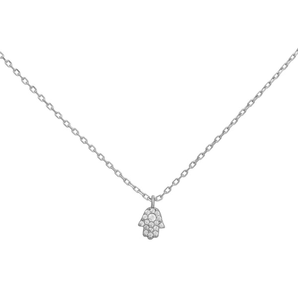 COLLAR MANO DE FÁTIMA PLATA | BOAZ JOYAS