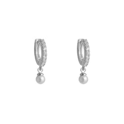 ARGOLLAS MYSTIC BAÑADAS EN ORO BLANCO | BOAZ JOYAS