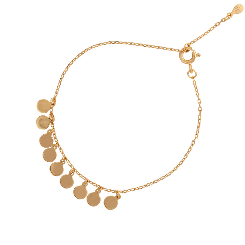 PULSERA KENIA BAÑADA EN ORO | BOAZ JOYAS
