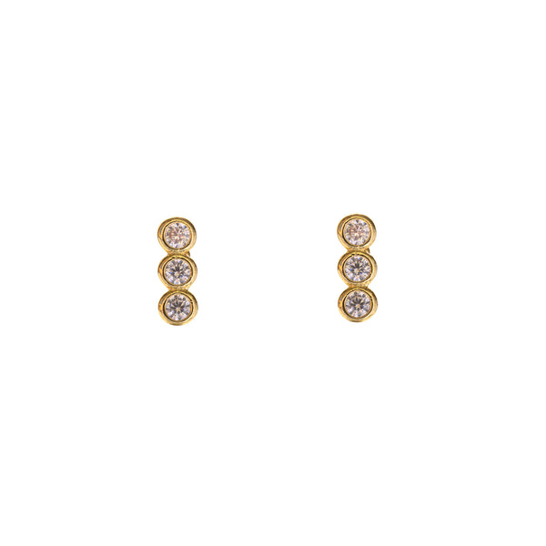 AROS DOTS BAÑADOS EN ORO | BOAZ JOYAS