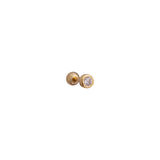 PIERCING ABI BAÑADO EN ORO (1 UNIDAD)
