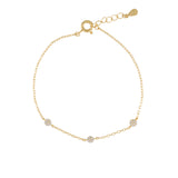 PULSERA LUZ BAÑADA EN ORO