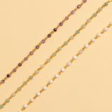 PULSERA SILA WHITE BAÑADA EN ORO