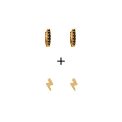 PACK RAYO BLACK | BOAZ JOYAS