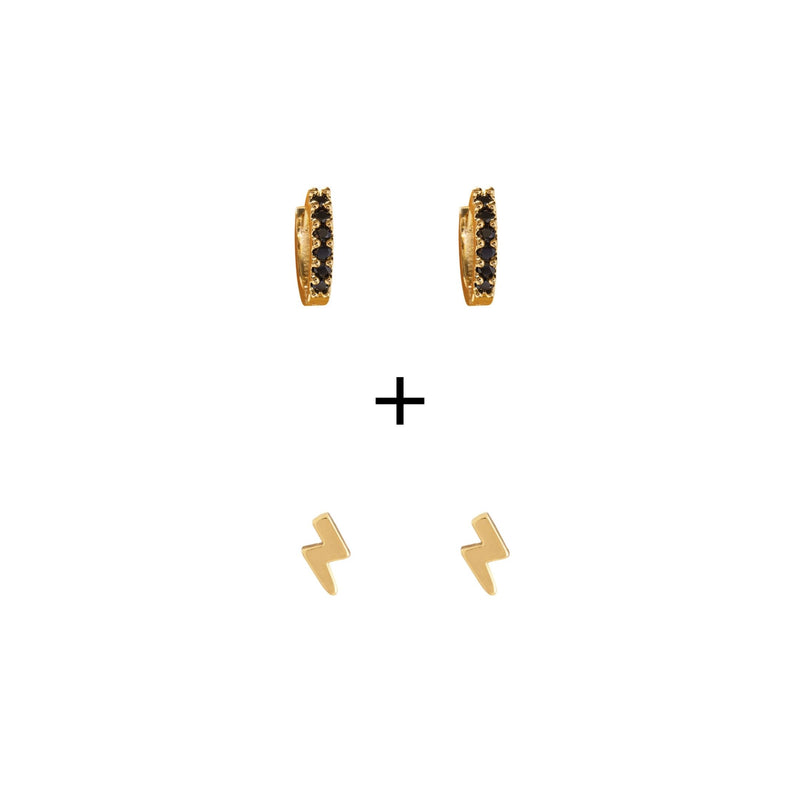 PACK RAYO BLACK | BOAZ JOYAS