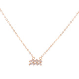 COLLAR ZODIAC BAÑADO EN ORO