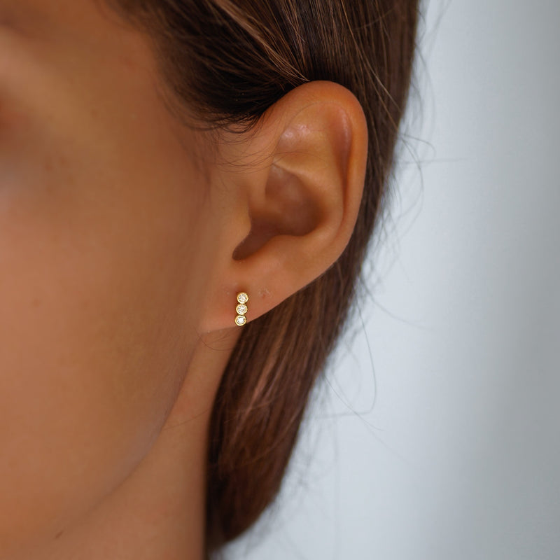 AROS DOTS BAÑADOS EN ORO | BOAZ JOYAS