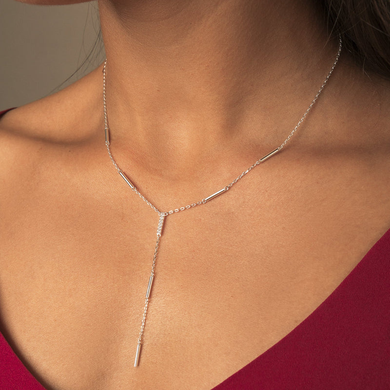 COLLAR CAROL PLATA | BOAZ JOYAS