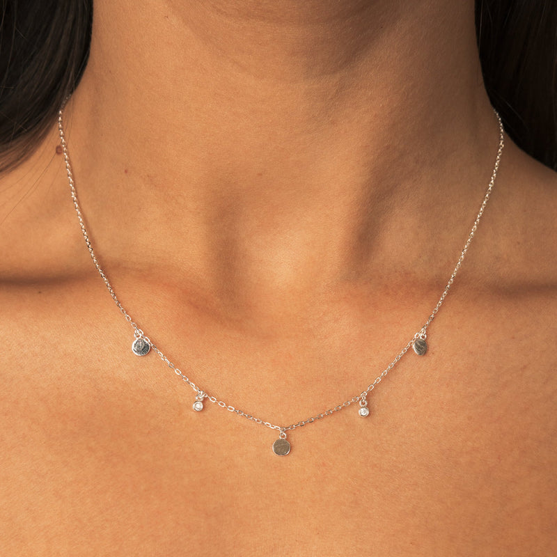 COLLAR SILK PLATA | BOAZ JOYAS