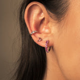 EARCUFF GALA BAÑADO EN ORO BLANCO (1 UNIDAD)