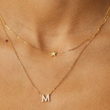 COLLAR ESTRELLA BAÑADO EN ORO