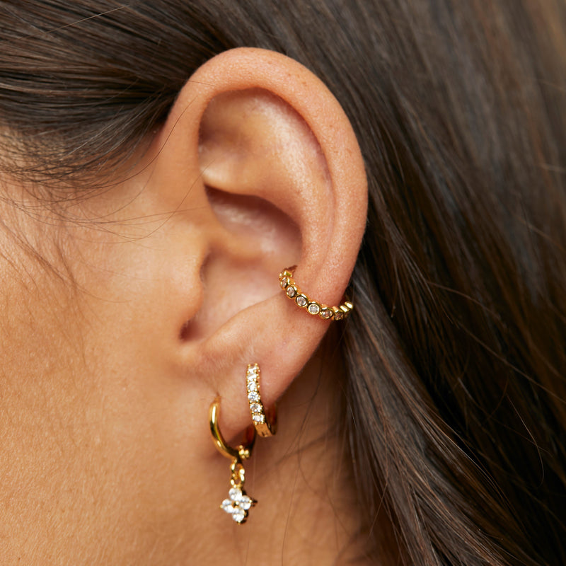 EARCUFF EMMA BAÑADO EN ORO (1 UNIDAD) | BOAZ JOYAS