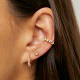 EARCUFFS LIMA BAÑADOS EN ORO