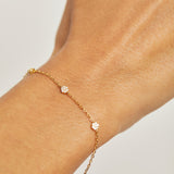 PULSERA LUZ BAÑADA EN ORO