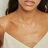 COLLAR CRUZ PLATA