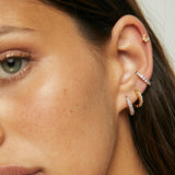 PIERCING MOON BAÑADO EN ORO (1 UNIDAD)
