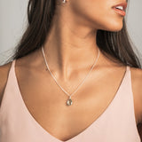 COLLAR VERA AGUAMARINA