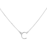COLLAR INICIAL LUZ PLATA