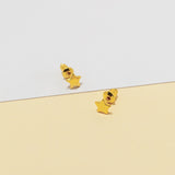 AROS MINI STARS BAÑADOS EN ORO