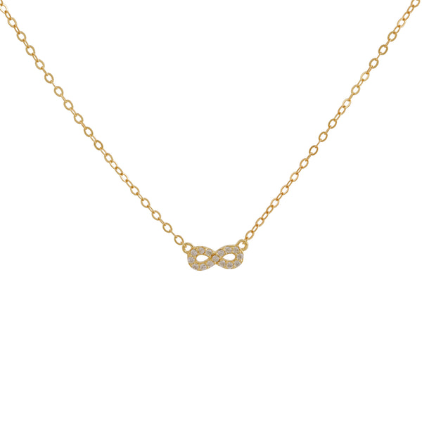 COLLAR INFINITO BAÑADO EN ORO | BOAZ JOYAS