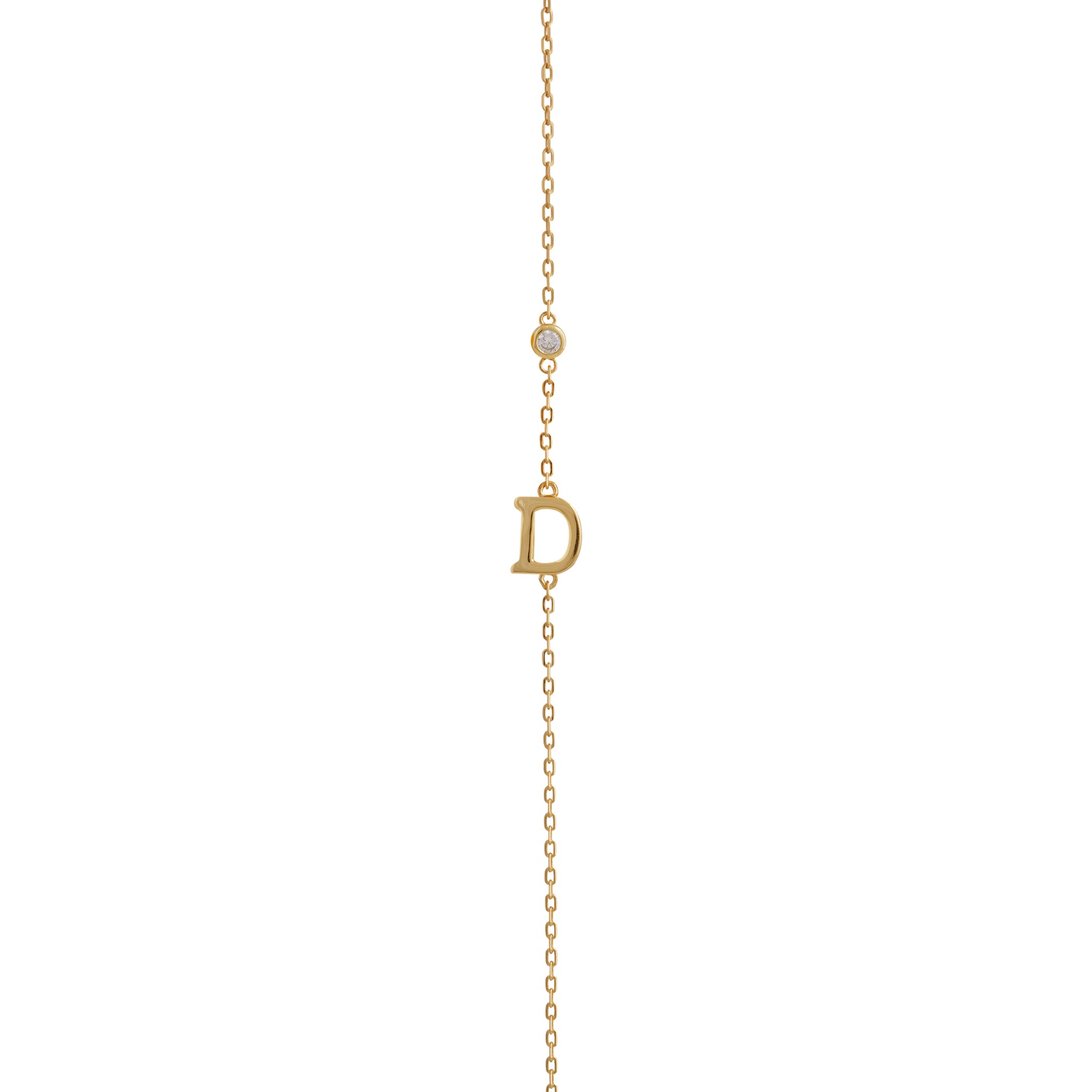 PULSERA INICIAL BAÑADA EN ORO
