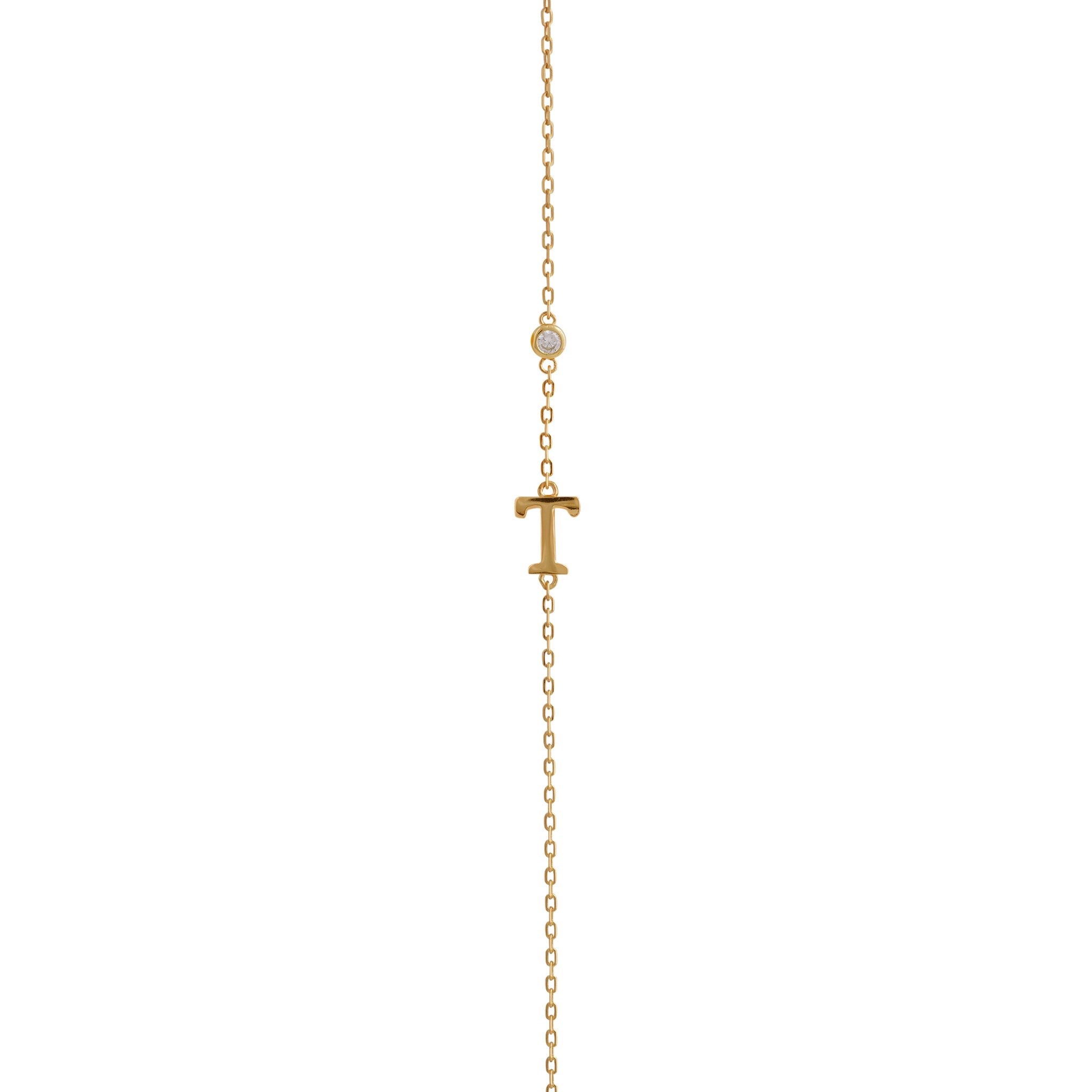 PULSERA INICIAL BAÑADA EN ORO