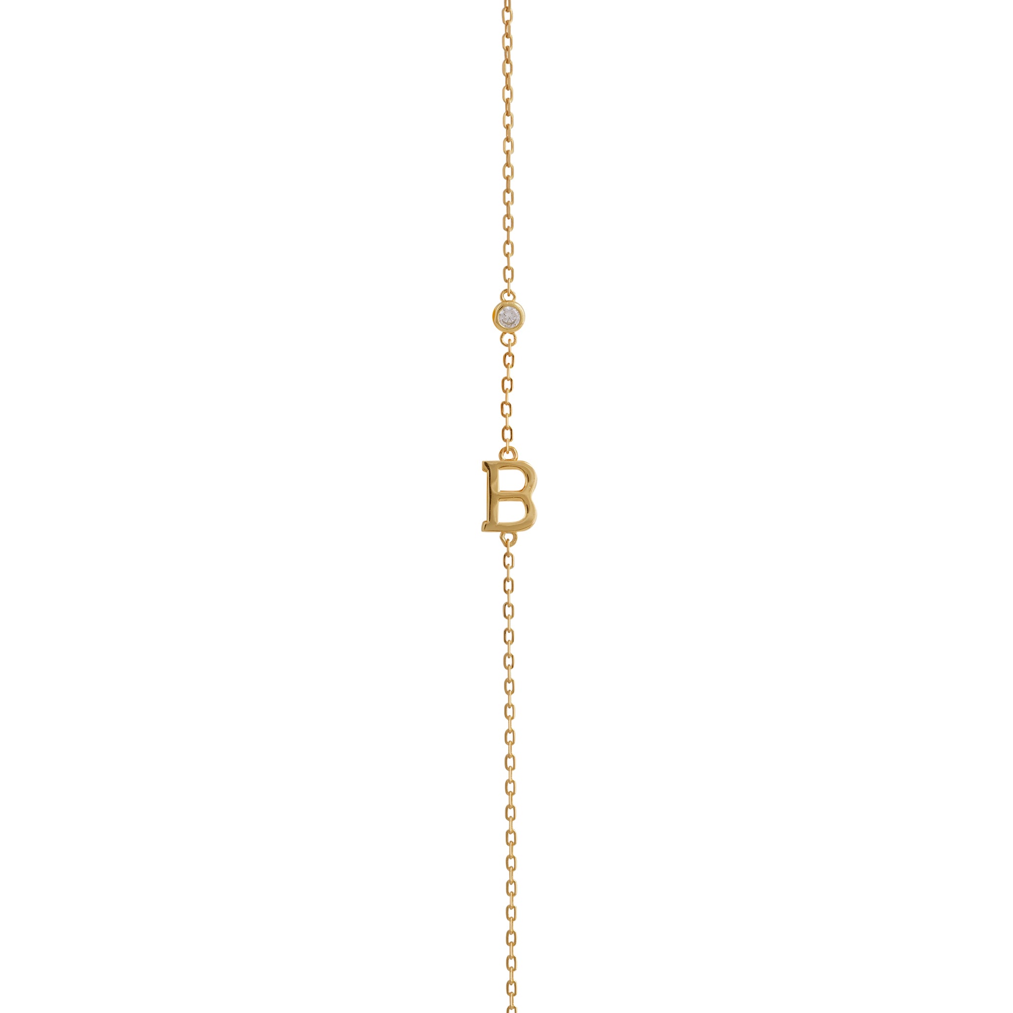 PULSERA INICIAL BAÑADA EN ORO