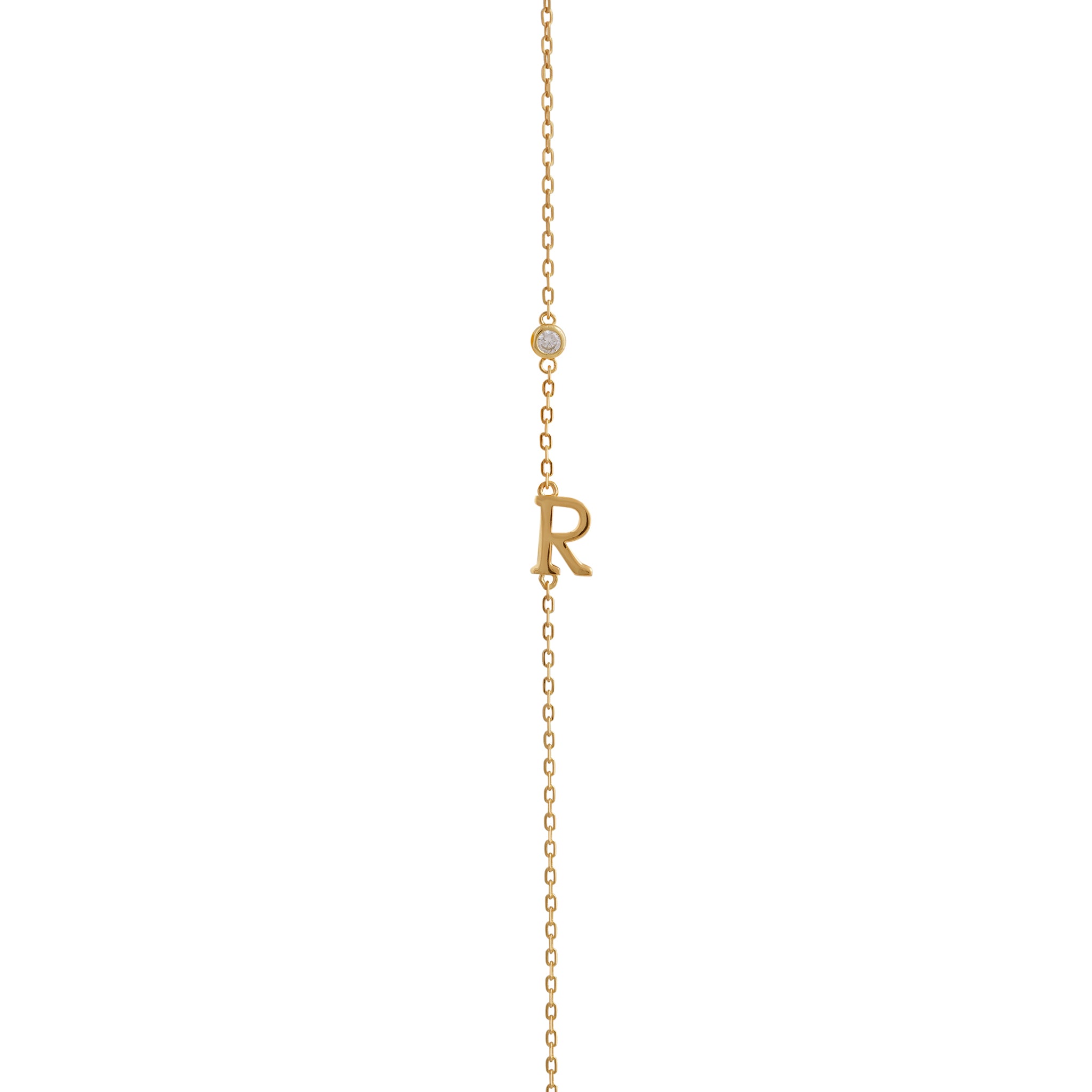 PULSERA INICIAL BAÑADA EN ORO