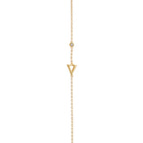 PULSERA INICIAL BAÑADA EN ORO