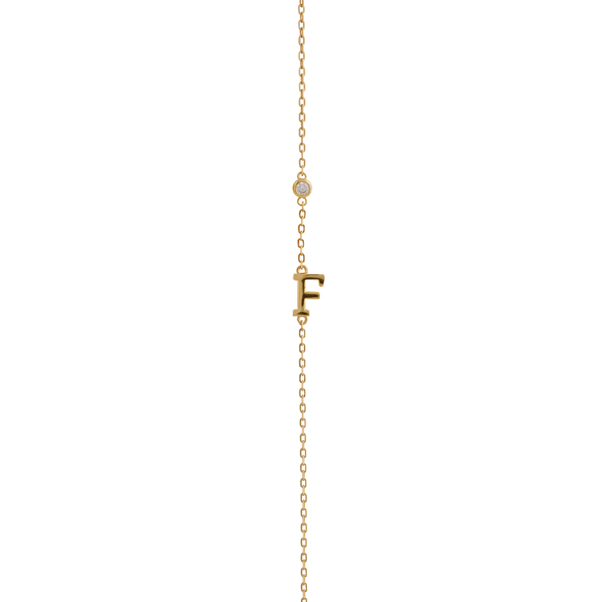 PULSERA INICIAL BAÑADA EN ORO