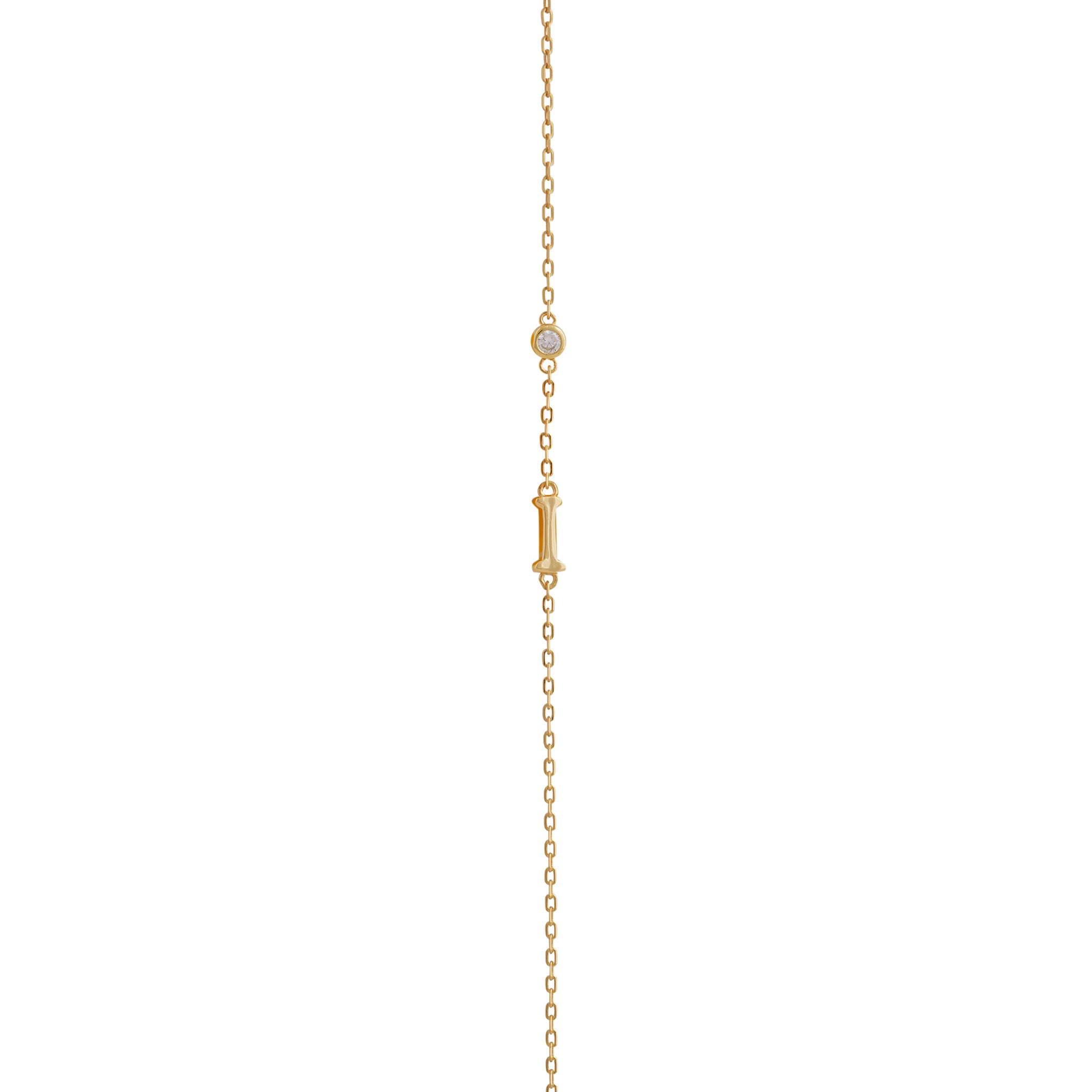 PULSERA INICIAL BAÑADA EN ORO