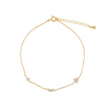 TOBILLERA FIORA BAÑADA EN ORO