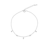 TOBILLERA CIRCONES PLATA