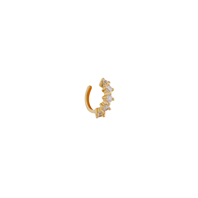 EARCUFF LIMA BAÑADO EN ORO (1 UNIDAD) | BOAZ JOYAS