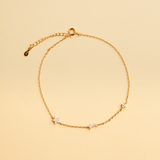 TOBILLERA FIORA BAÑADA EN ORO